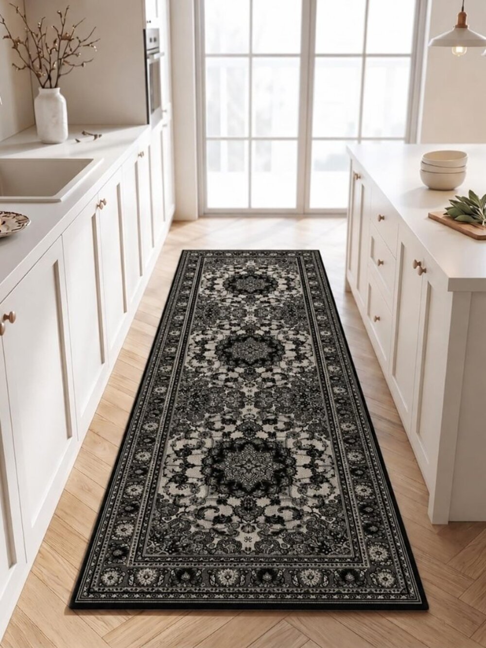 Boho 2x6 Hallway Runner Rug Indoor Machine Washable Vintage Area Rug with